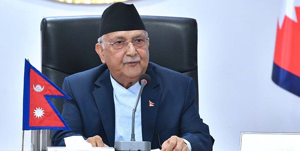 PM Oli congratulates Nepali footballers for victory against Bhutan
