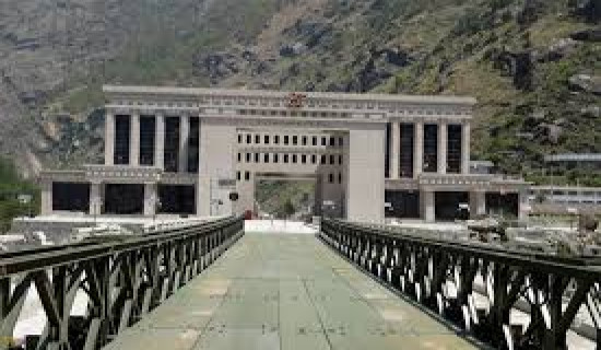 Chinese authorities release water from Kerung blocked by Lhende Stream flood
