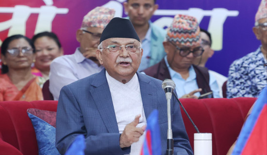 Chairman Oli bats for internal unity in UML
