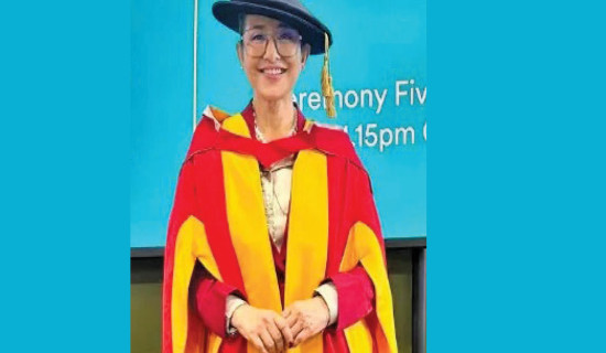 Bradford University confers honorary doctorate on  Koirala