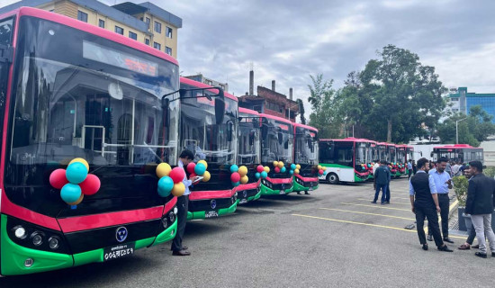 Mahanagar Yatayat Launches a dozen electric bus service