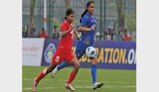 Preeti honoured as Best Women Footballer-2081 by Young Star
