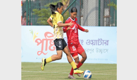 Nepal crushes Bhutan 8-0 in SAFF U-20 Women's Championship