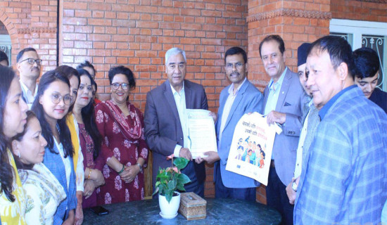 Proportional representation should be ensured within direct election system: NC President Deuba
