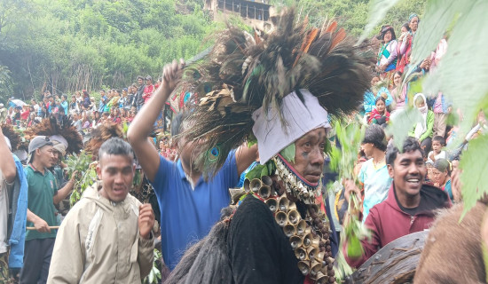 Shaman fair held to protect Eastern Rukum village