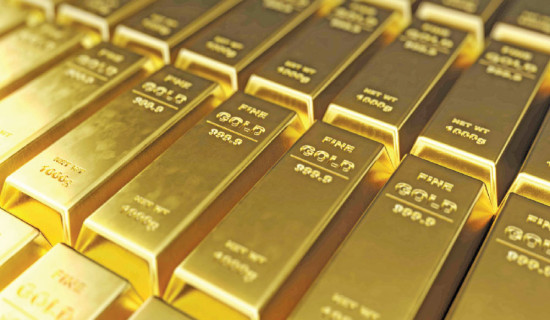 Gold price up by 2,100