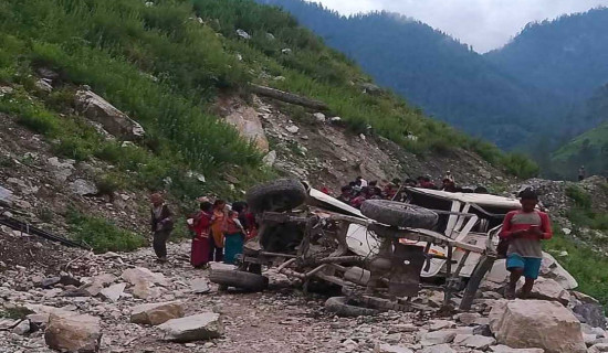 Bajura jeep accident update: Injured airlifted by NA helicopter