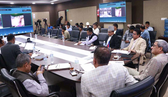 Home Minister consults people's representatives, CDOs of disaster-hit zone