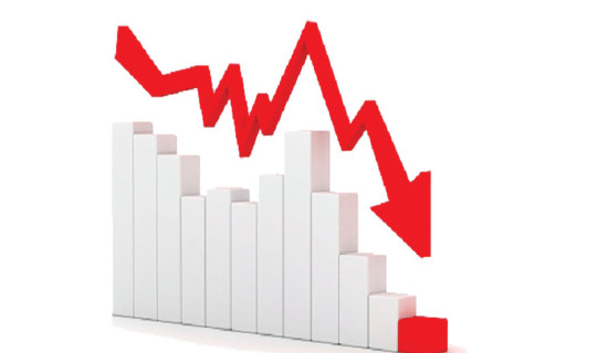 NEPSE suffers double-digit fall