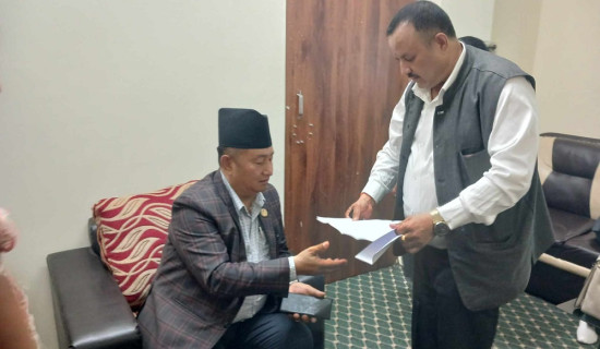 Irrigation Minister of Bagmati Province resigns from his post