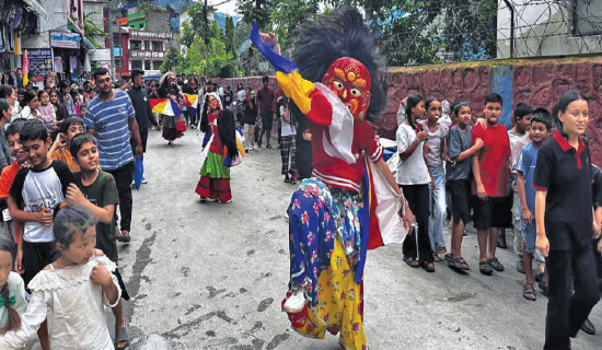 Local youth bring Barkhe Naach back in Beni