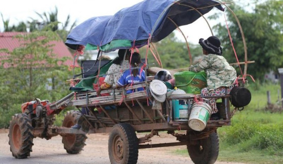 ASEAN interim observer group inspects conflict-hit areas on Cambodia-Thailand border