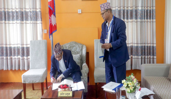 Two bills authenticated in Gandaki