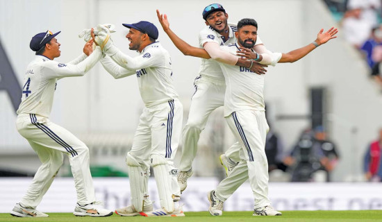 India beat England by 6 runs in 5th-Test thriller to level series