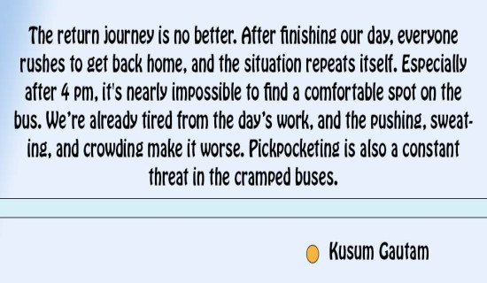 Bus Ride Ordeal  In Kathmandu