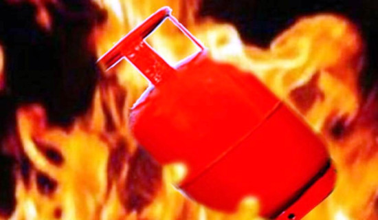 Elderly woman critically wounded in cylinder gas triggered fire