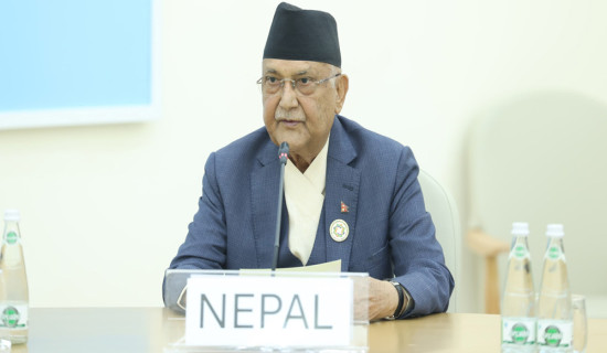 Glacial melting was one of the major challenges of Nepal: PM Oli