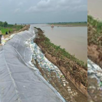 Bailey bridge being reinstalled for third time over Hewakhola