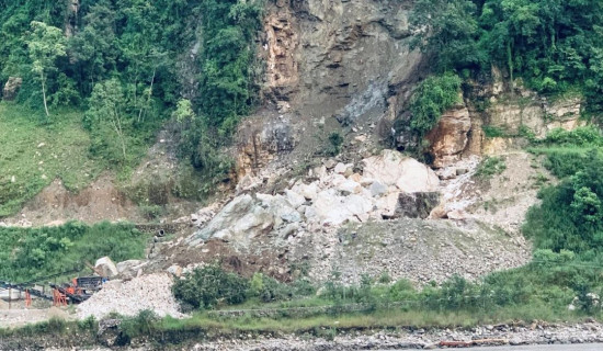 Kaligandaki corridor obstructed in Baglung