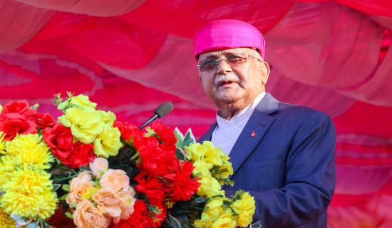 Public aspiration for development does not cease: PM Oli