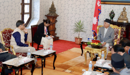 India's Foreign Secretary Misri calls on President Paudel