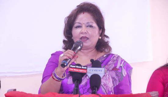 Current achievements possible only through women's struggle: Minister Dr Rana