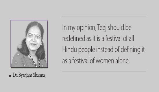 Time To Redefine Haritalika Teej