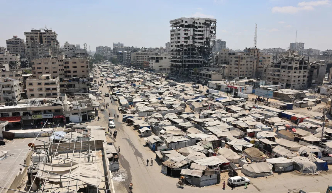 Palestinians flee Gaza City districts as Israel says first stages of assault have begun
