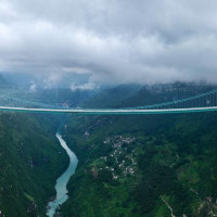 Low pressure system causes cloudy weather in most parts of the country