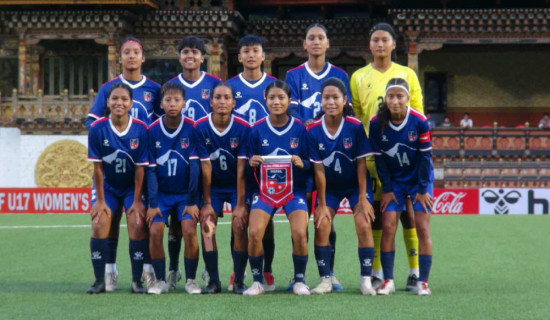 SAFF U-17 women's Football: Nepal defeats Bhutan