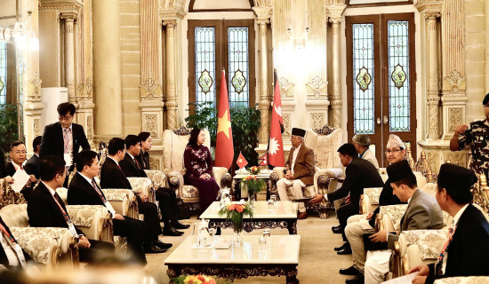 PM Oli and Vietnamese Vice President discuss furthering Nepal-Vietnam ties