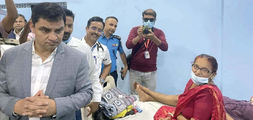 Govt committed to control cholera outbreak: Minister Paudel