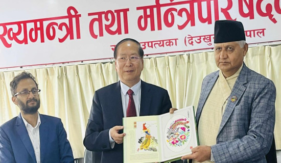 Shaanxi Province Deputy Speaker meets CM Acharya