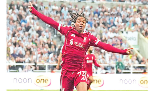 Liverpool rely on 16-year-old Ngumoha to overcome 10-man Newcastle fightback