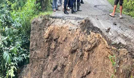 Two roads, including the Kaligandaki Corridor, blocked in Gulmi