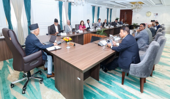 Cabinet meeting underway in Baluwatar