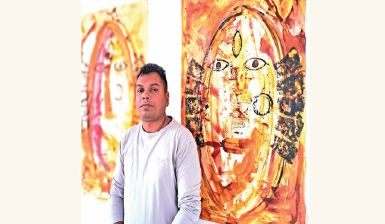 Rawoo's solo art exhibition concludes