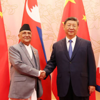 Former president Bhandari expresses grief