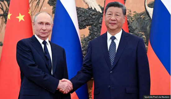 Russia's Putin hails 'unprecedented' ties with China as talks begin
