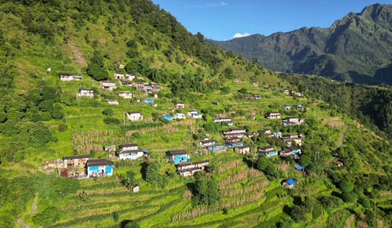 Okharbot village of Myagdi