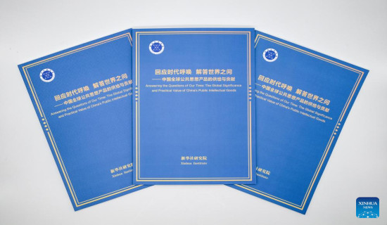 Think tank report highlights China's contribution to global public intellectual goods