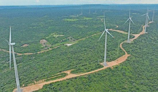 Wind and solar power fuel over one-third  of Brazil's electricity