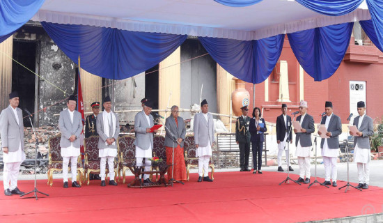Three newly appointed ministers take oath of office