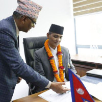 NC senior leader Ram Chandra Poudel elected the President