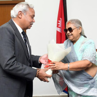 PM, top leaders attend RSP's tea reception