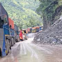 62 go missing in Trishuli after landslide hits 2 buses
