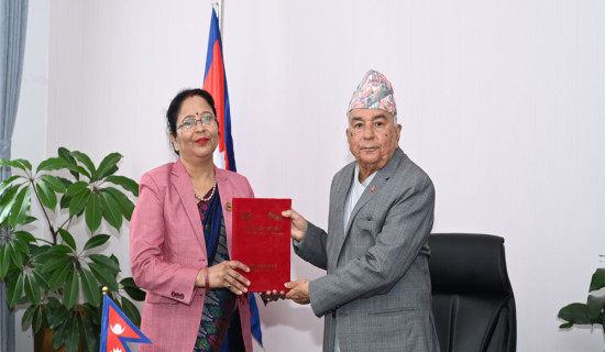 Two constitutional bodies submit reports to President Paudel
