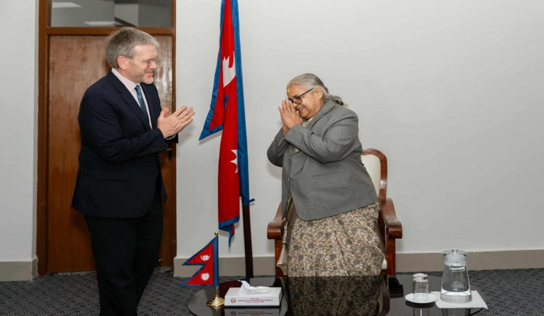 US Ambassador Thompson calls on PM Karki, reaffirms US support