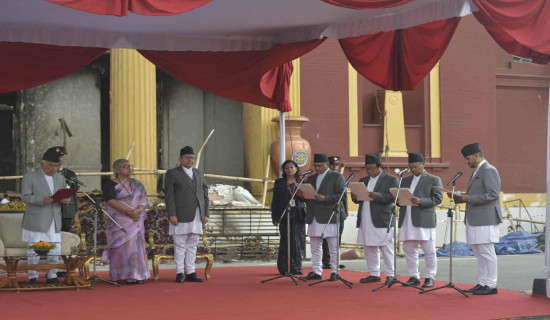 Additional four Ministers sworn in