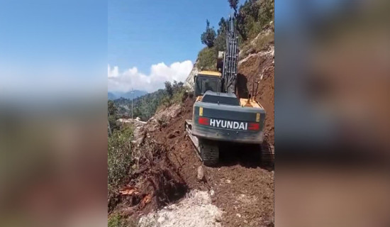 Martadi-Kolti road repair begins after four months of blockage